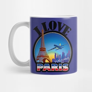 I Love Paris- A Vintage Patch Perfect for that Paris Getaway Mug